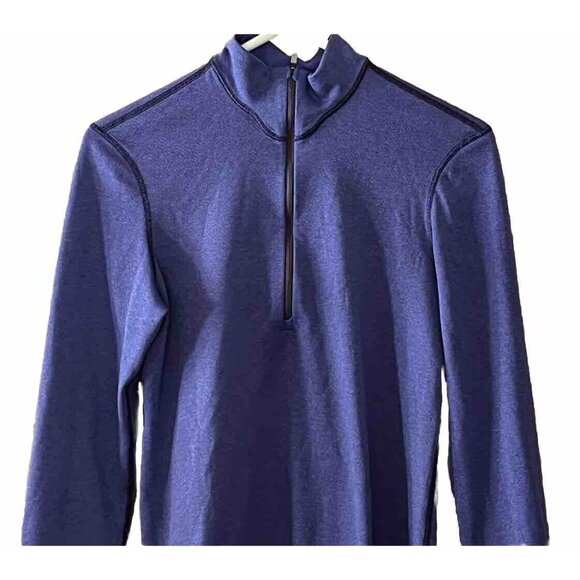 Patagonia Women's Small Capilene Fleece 1/4 Zip Baselayer Top Purple - Picture 2 of 5